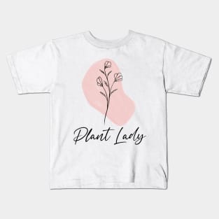 Plant Lady Shirt, Gardening Shirt, Gift for Gardener, Garden Lover, Plant Lover, Earth Day Shirt,Pink Shirt,Gift for plant lady,plant mom Kids T-Shirt